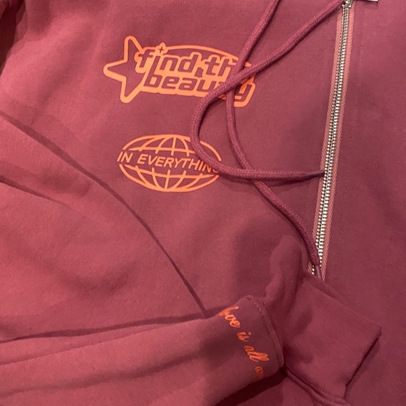 The Mayfair Group Pink Find the Beauty Hoodie - Picture 7 of 9